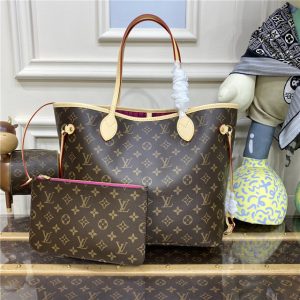 Monogram Canvas Neverfull MM M41178 Pivoine-1.jpg