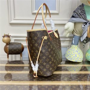 Monogram Canvas Neverfull MM M41178 Pivoine-2.jpg