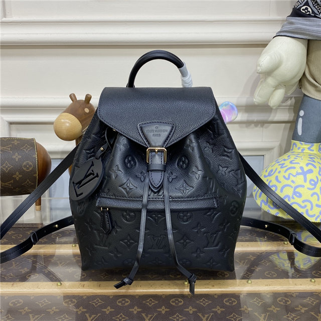 Louis Vuitton Montsouris Backpack Monogram Empreinte M45205 Black