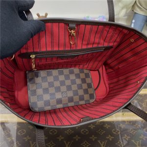 Neverfull PM Damier Ebene Canvas N41359 Red-9.jpg