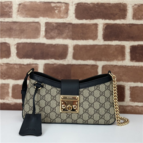Gucci Padlock Small Shoulder Bag 811705 Black