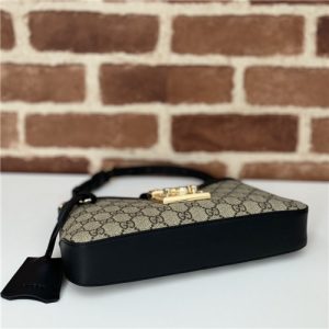 Padlock Small Shoulder Bag 811705 Black-4.jpg