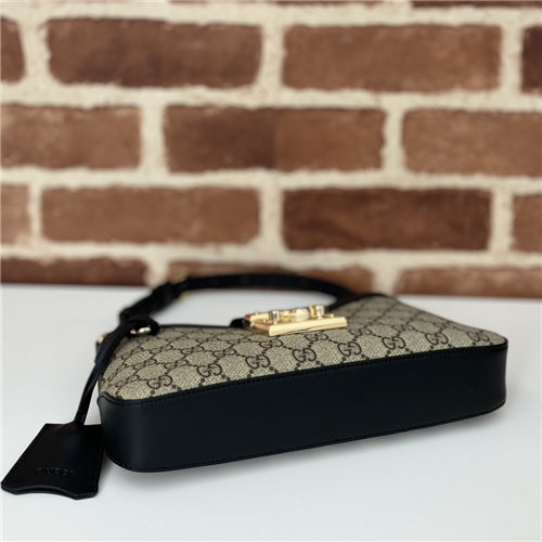 Padlock Small Shoulder Bag 811705 Black-4.jpg