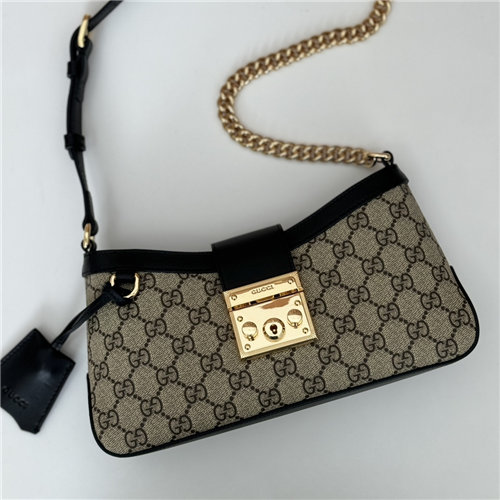 Padlock Small Shoulder Bag 811705 Black-5.jpg