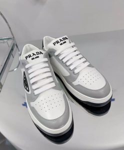 Prada Unisex District Perforated Leather Sneakers-2