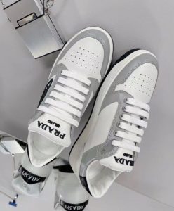 Prada Unisex District Perforated Leather Sneakers-6