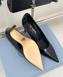 Prada Womens Brushed Leather Pumps 1I288N-10
