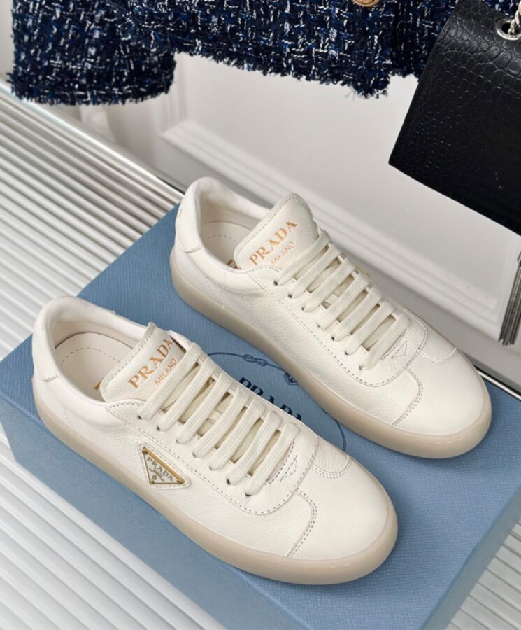 Prada Womens Leather Sneakers 2EE394-5