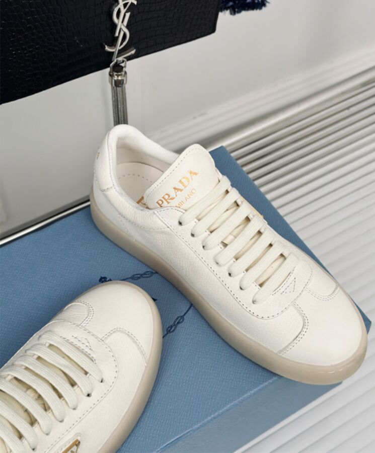 Prada Womens Leather Sneakers 2EE394-7