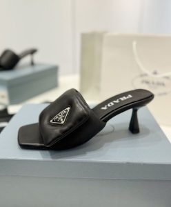 Prada Womens Soft Padded Nappa Sandals 1XX654-5