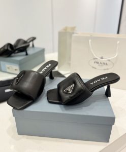 Prada Womens Soft Padded Nappa Sandals 1XX654-6