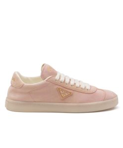 Prada Womens Suede Sneakers 1E413N Pink-1