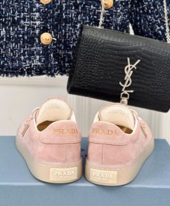 Prada Womens Suede Sneakers 1E413N Pink-7
