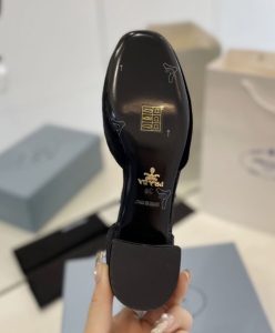 Prada Womens Velvet Pumps 1I357N Black-10