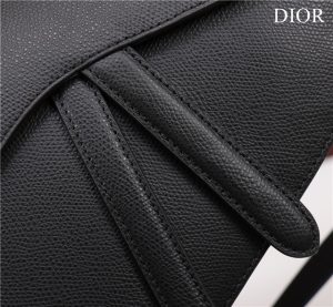 Saddle Bag With Strap M0455 Black Grained Calfskin-7.jpg