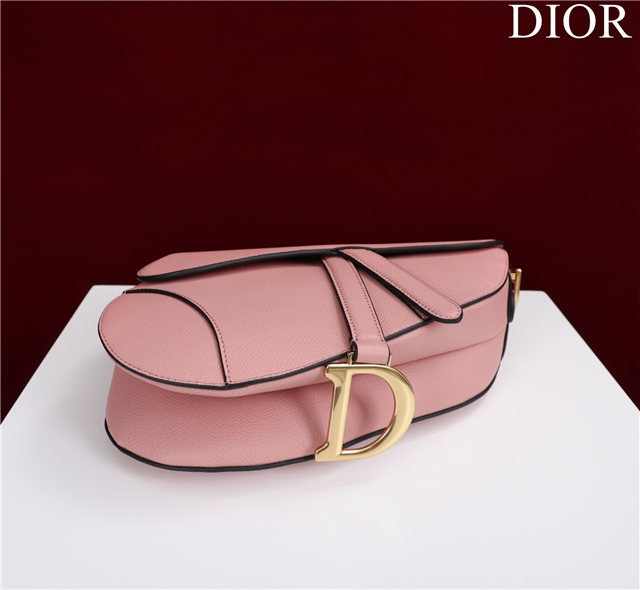 Saddle Bag With Strap M0455 Blush Grained Calfskin-4.jpg
