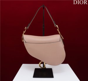 Saddle Bag With Strap M0455 Powder Pink Grained Calfskin-3.jpg