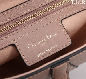 Saddle Bag With Strap M0455 Powder Pink Grained Calfskin-9.jpg