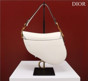 Saddle Bag With Strap M0455 White Grained Calfskin-3.jpg
