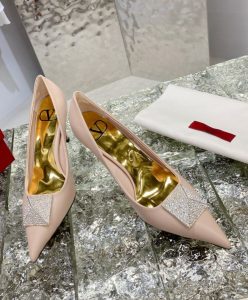 Valentino Garavani One Stud Pump With Crystals 100MM-3