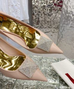 Valentino Garavani One Stud Pump With Crystals 100MM-8
