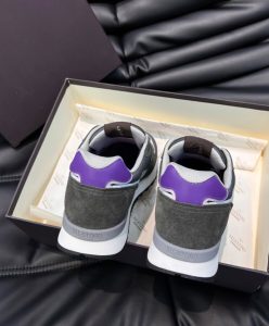 Valentino Mens Vlogo Pace Low-Top Sneaker In Split Leather Fabric And Calf Leather-7