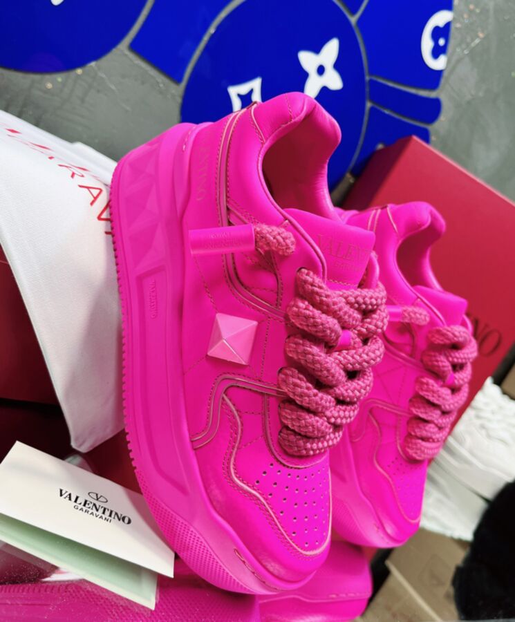 Valentino Unisex One Stud Xl Sneaker In Nappa Leather-5