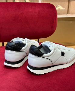 Valentino Unisex Stud Around Low-Top Calfskin And Nappa Leather Trainer-6