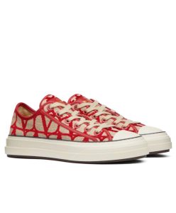 Valentino Unisex Toile Iconographe Totaloop Low-Top Sneaker-1