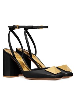 Valentino Womens One Stud Pump In Patent Leather 90MM-1