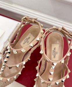 Valentino Womens Rockstud Mesh Pump With Crystals And Straps 100MM-9