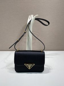 Prada Emblème Saffiano shoulder bag