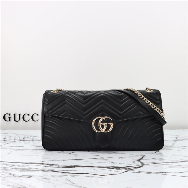 Gucci GG Marmont Large Shoulder Bag 788371 Black