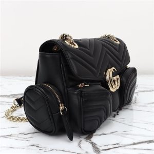 GG Marmont Small Multi-Pocket Bag 795228 Black-3.jpg