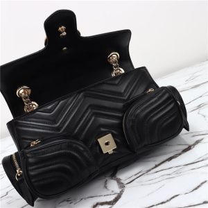 GG Marmont Small Multi-Pocket Bag 795228 Black-8.jpg