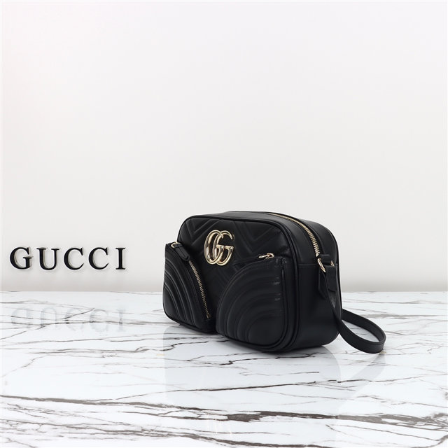 GG Marmont Small Shoulder Bag 798715 Black-2.jpg