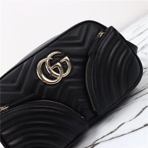 GG Marmont Small Shoulder Bag 798715 Black-6.jpg