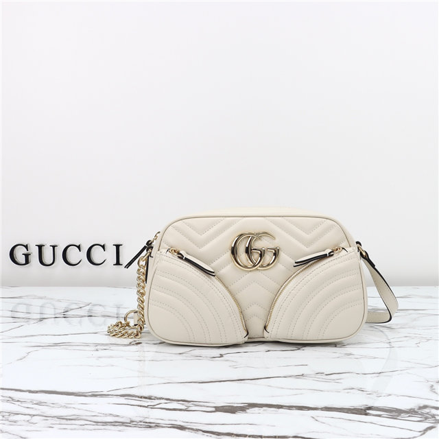 Gucci GG Marmont Small Shoulder Bag 798715 Ivory