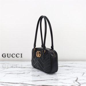 GG Marmont Small Top Handle Bag 795199 Black-2.jpg