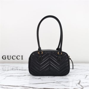 GG Marmont Small Top Handle Bag 795199 Black-3.jpg