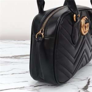 GG Marmont Small Top Handle Bag 795199 Black-6.jpg