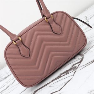GG Marmont Small Top Handle Bag 795199 Dusty rose-7.jpg