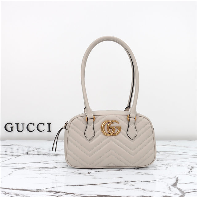 Gucci GG Marmont Small Top Handle Bag 795199 Light grey