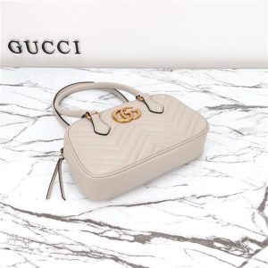 GG Marmont Small Top Handle Bag 795199 Light grey-4.jpg