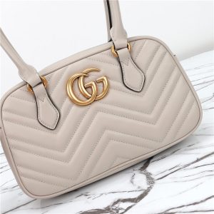GG Marmont Small Top Handle Bag 795199 Light grey-6.jpg