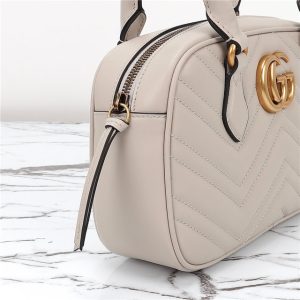 GG Marmont Small Top Handle Bag 795199 Light grey-7.jpg