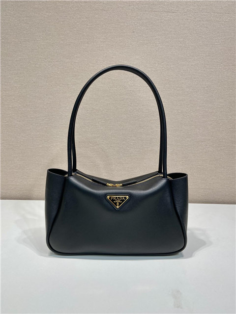 Prada Medium Leather Handbag 1BA444 Black