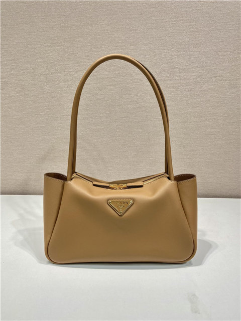 Prada Medium Leather Handbag 1BA444 Caramel