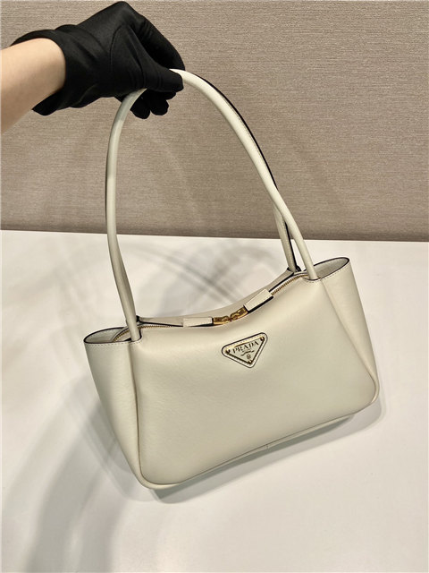 Medium Leather Handbag 1BA444 White-2.jpg