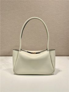 Medium Leather Handbag 1BA444 White-4.jpg